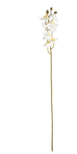 Galho Decorativo De Orquídea Branca 80x10x5cm 1013704