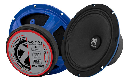 Xion X6 M8 Medio Rango 8 Pro Audio Por Par 250 Watts Rms