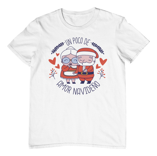 Dúo De Playeras - Navidad - Pareja - Amor Navideño