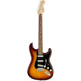 Guitarra Eléctrica Fender Player Stratocaster Plus Top De Aliso Tobacco Burst Brillante Con Diapasón De Granadillo Brasileño