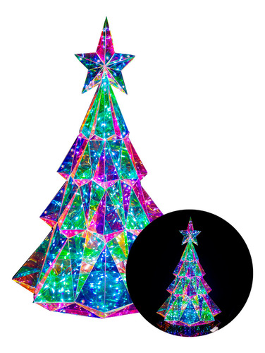 Arbol De Navidad Adorno Navideño Decoracion Lampara Led 40cm