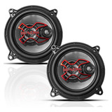 Par Alto Falante Triaxial 5 Polegadas Bravox 100w Rms