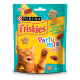 Petisco Friskies Party Mix Sabor Camarão Para Gatos 40g