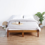 Olee Sleep Smart - Marco De Cama De Madera, Tamao Queen, Col