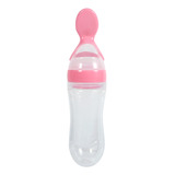 Biberón De Silicona Para Bebés Pequeños De 90 Ml (rosa)