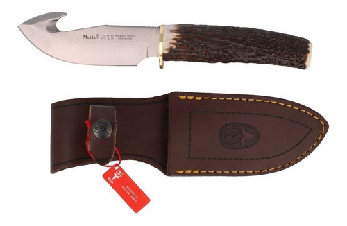 Cuchillo Caza Muela® Viper-11s  Enterizo, Asta De Ciervo