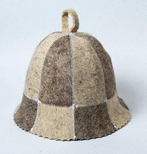 Gorro Sauna De Lana - Protege Cabello - Baño Rusa - Unisex.