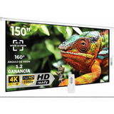 Pantalla Electrica Proyeccion 150' Hd 1080p 16:9 Retractil