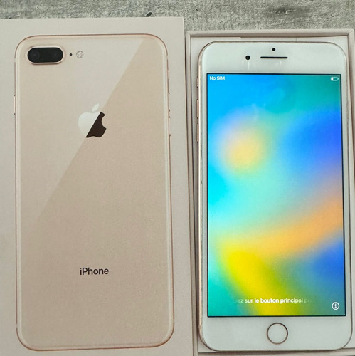 iPhone 8 Plus 64gb Rosa Palido Como Nuevo - Accesorios