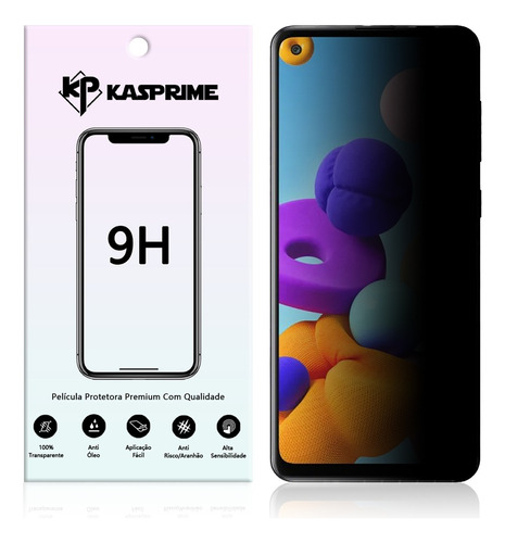 Película 3d Privacidade Anti Espião P/ Galaxy A21 A21s