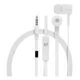 Fone De Ouvido In-ear Com Borrachinhas Super Graves Bass Cor Branco