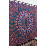 Cortina Manta Casal Mandala Colcha Indiana Boho Tecido