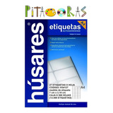 500hojas Etiquetas Autoadhesivas Husares H34127 A4 7x3,10