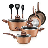 Juegos De Ollas De Cocina Elegantes Nutrichef Nccw12brw.5