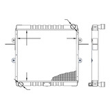 Radiador Vw Camiones 13-150 00-  Oem: 2vf12125 Facorsa