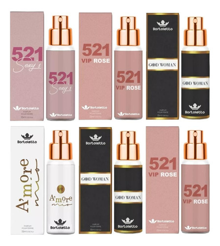 Kit 70 Perfumes 15ml - Varias Fragrância Original - Revenda