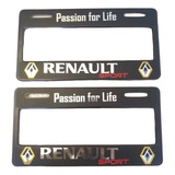 Par Porta Placas Autos Renault (2 Piezas ) Ancho