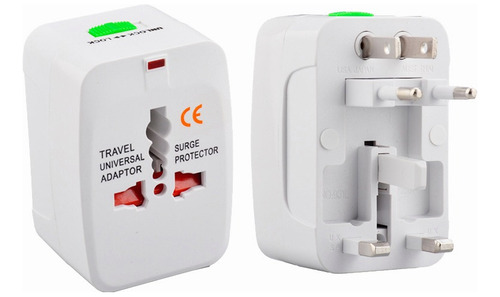 2x Adaptador Enchufe Universal De Viajero Internacional 