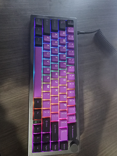 Teclado Epomaker Ek68 65% Purple