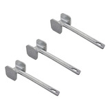 Set X3 Martillo Bate Bife Para Carne Tiernizador De Aluminio