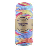 Cono Algodón Macramé Matizado 5 Mm, 400 Grs Petunia