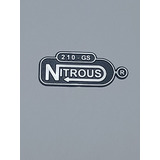 Emblema Meteoro Nitrous Gs100 Prata
