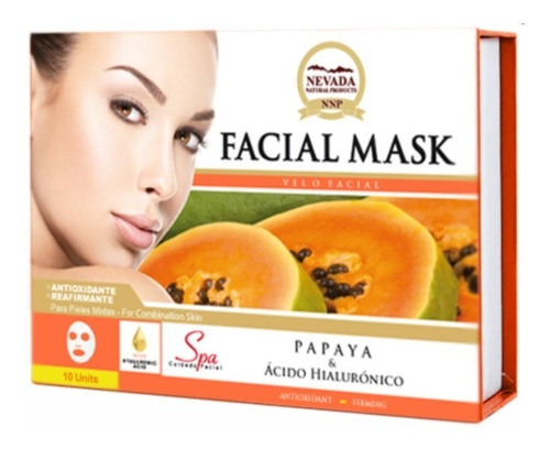 Mascarilla Facial Papaya Caja X 10