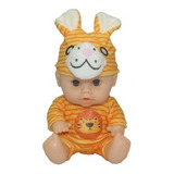 Muñeco Little Baby Doll Bebe Con Disfraz Animales Y Sonido 