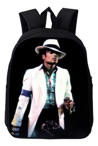 Mochila Escolar De Dibujos Animados De Michael Jackson Para