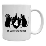 Taza Cerámica El Cuarteto De Nos Todos Los Modelos !!!