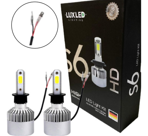 Kit Cree Led S6 Plus Hd 22.000 Lm H3 Auxiliares Astra Corsa