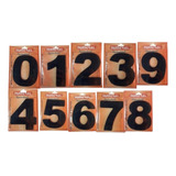 Número Residencial Numeral Cores Autocolante Adesivo 12,5cm