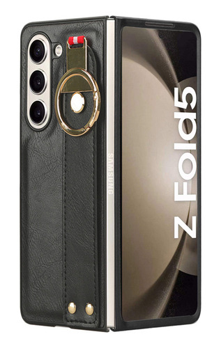 Funda Para Samsung Galaxy Z Fold 5 Pulsera Piel Pegada