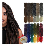 Jumbão Ser Mulher Para Tranças Box Braids Ombré Hair 399g