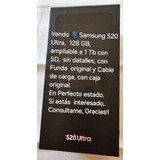 Samsung Galaxy S20 Ultra (exynos) 128 Gb  12 Gb Ram