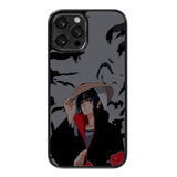 Funda Para Celular Naruto Anime Manga Itachi Uchiha Gris