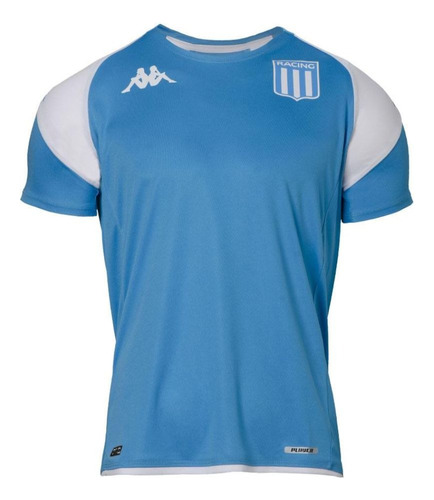 Remera Kappa Entrenamiento Racing 2024 Futbol Hombre