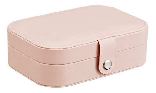 Caja Joyero Alhajero Organizador Anillos Bijouterie Color Rosa