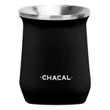 Copo Cuia Térmico Inox Tereré Chimarrão Chacal 236ml Cores Cor Preto Liso