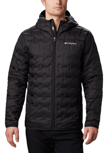 Campera Pluma Columbia Delta Ridge Capucha Omni Heat Hombre