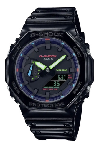 G Shock Ga 2100rgb 1a Oak Rainbow Original Colorido Espectro