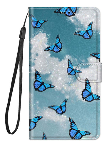 Accesorios Celulares Funda Tipo Cartera De Piel Con Diseño