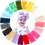 Joyoyo 20 Colores Diadema De Bebé Niña 4.5 Pulgadas Lazos.