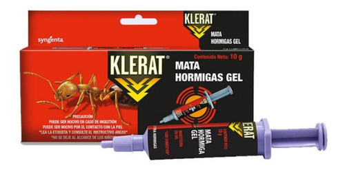 Veneno Para Hormigas En Gel Mata Hormigas Jeringa Klerat 10g