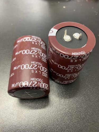 Capacitor Eletrolítico 2700uf 200v P/ Maquina De Solda 1pca