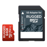 Tarjeta Memoria Micro Sdxc Ruggedâ 64 Gb Modelo 5407