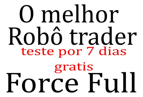 Robô Trader 100% Automático Mini Índice B3 90% Assertividade