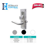 Cerradura Chapa Para Puerta Aluminio Phillips 570 Mariposa