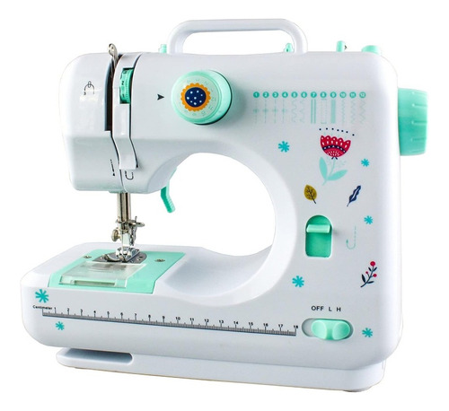 Máquina Coser Portatil Domestica Multifuncional Fhsm-505g