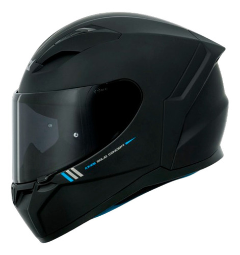 Capacete Axxis Segment Solid A1 Preto Fosco Monocolor Novo